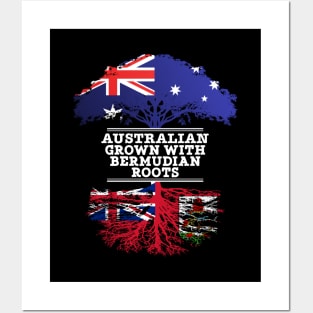 Australian Grown With Bermudian Roots - Gift for Bermudian With Roots From Bermuda Posters and Art